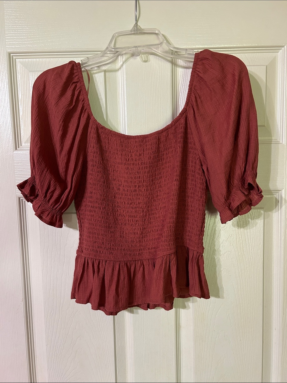 Feminine Smocked Top - Picture 7 of 8